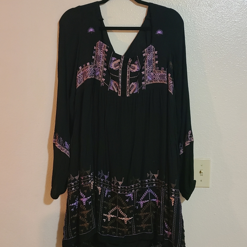 Free People Rhiannon Embroidered Dress